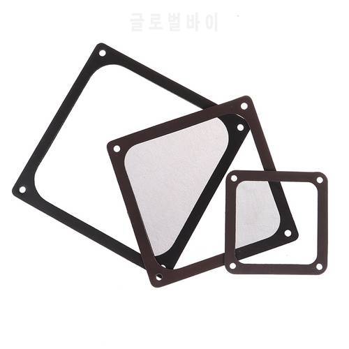 1Pc 120x120mm/140x140mm/80x80mm Magnetic Dustproof Cover PC Frame Black Mesh Dust Magnetic Filter W/ Screws For Case Fan 3 Sizes