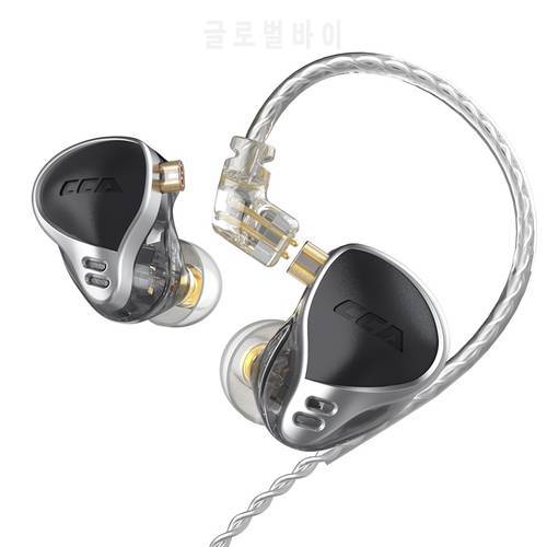 CCA CA24 Balanced Armature 12BA Headset In-Ear Monitor Earplugs Wired Headphones Noice Cancelling Sport Video Game Earphones