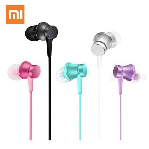 Original Xiaomi earphone 3.5mm Wire Control headset In-Ear Youth Version With earbuds Music Stereo For samsung Xiaomi Smartphone