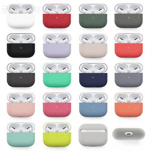 Silicone Cover Case For Apple Airpods Pro Case sticker Bluetooth Case for airpods pro For Air Pods Pro Earphone Accessories skin