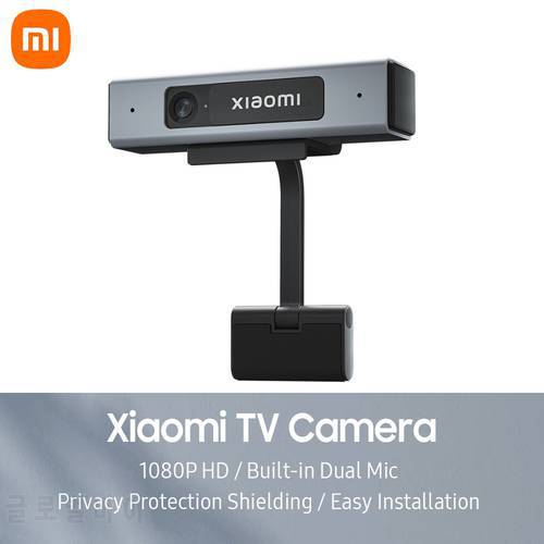 Xiaomi Mi TV Camera 1080P HD Webcam with Dual Noise Reduction Microphones Privacy Cover TV Desktop Camera for Meeting Video Call