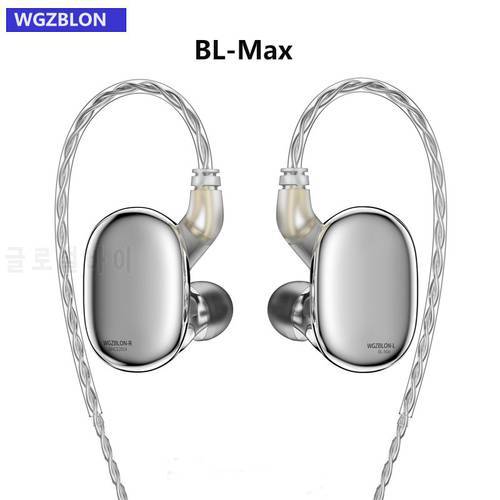 BLON BL-Max 10mm Carbon+6mm Lightweight Dual Dynamic In Ear Monitor Earphone Headphone Wired Headset Earbuds blmax bl03 bl07 IEM