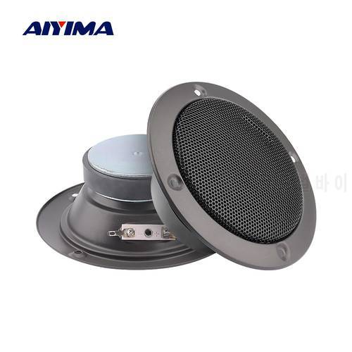AIYIMA 2Pcs 3 4 5 Inch Midrange Bass Speaker Driver High Power Tweeter Loudspeaker DIY Home Theater HiFi Music Woofer Speaker