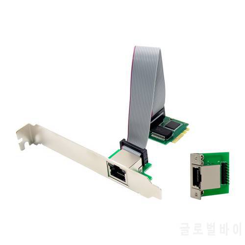 Gigabit MINI PCIE lan card with Intel I210 chipset A+E Key port M.2 network card