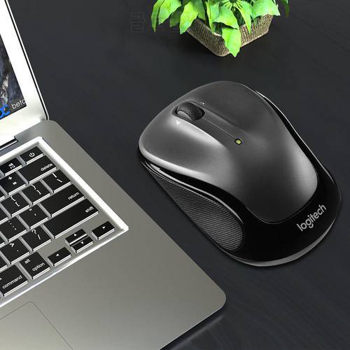Logitech M325 2.4GHz Wireless 1000DPI Unifying Computer 3 Buttons Optical Mouse Design of Left-Right Swing and Fast Rolling