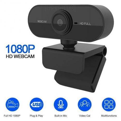 1080P Full HD Webcam With Built-in Microphone USB Plug Video Call Web Cam For PC Computer Desktop Gamer Webcast