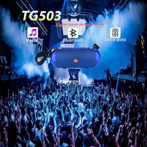 T&G TG503 Portable Wireless Bluetooth Speakers Soundbar Outdoor Sports Waterproof Speakers Support TF FM AUX