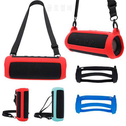 Soft Travel Carrying Protective Silicone Case for JBL Flip 5 Bluetooth-compatible Speaker Bag Cover