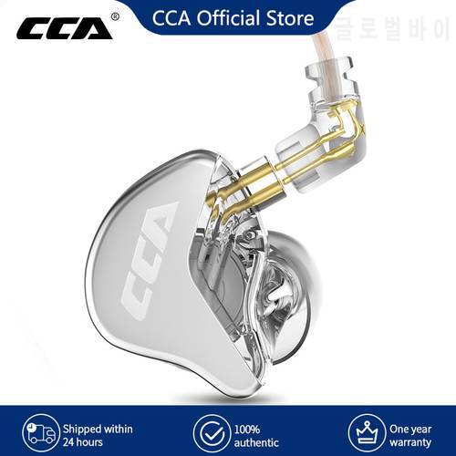 CCA CRA Hanging In Ear Wired HiFi Headset Monitor Headphones Noice Cancelling Sport Gamer Earbuds Earphones KZ ZEX Pro NRA CA4