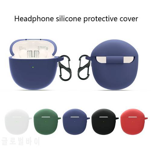 1 Pc Washable Silicone Protective Cover Shell Long Time Use Earphone Case for -realme Buds Air 2 TWS