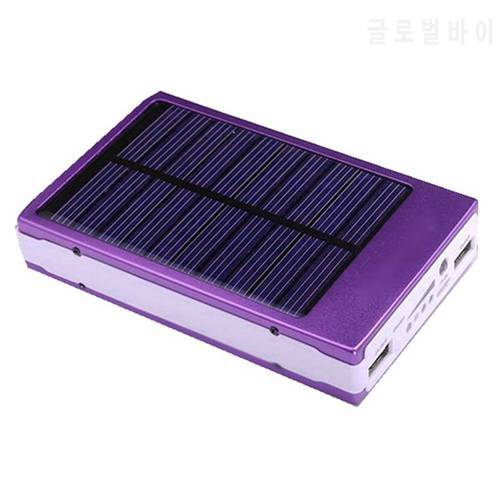 (No Battery) 18650 Solar Power Bank Charger DIY Box Poverbank Case Pover Bank