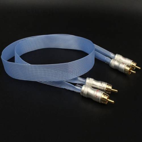 Hifi Nordost silver plated cable BlueHeven king snake Gold Plated RCA interconnect cable