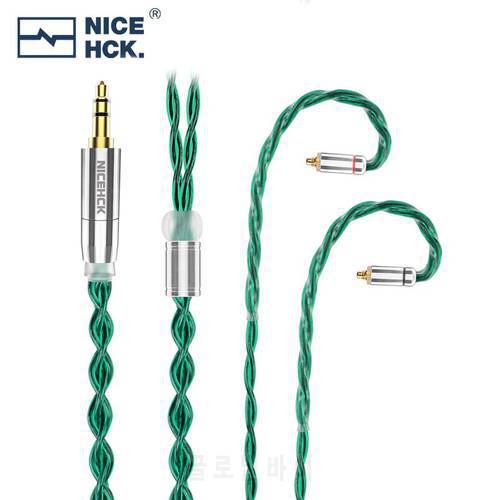 NiceHCK GreenJelly Graphene Hybrid 5N OCC Earphone Upgrade Cable Wire 3.5/2.5/4.4mm MMCX/2Pin/QDC For Lofty Topguy NX7 ZEX DQ6