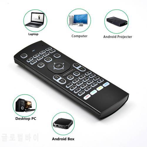 MX3 2.4G Wireless Remote Control Smart Voice Backlit IR Learning Air Mouse Keyboard For Android Smart TV Box X96 H96 MAX A95X