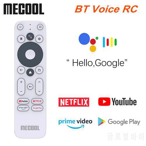 Original Mecool KM2 Voice Remote Control Replacement for KM2 Google Netflix Certified Voice Android TV Box