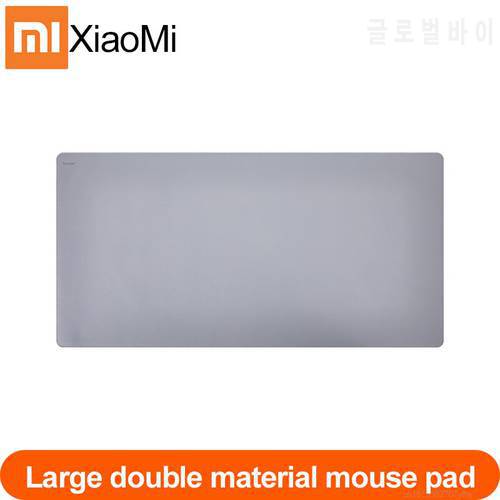 Original Xiaomi mijia Super Large Double Material Mouse Pad Leather Touch Natural Rubber Waterproof Anti-dirty Game Mouse Pad