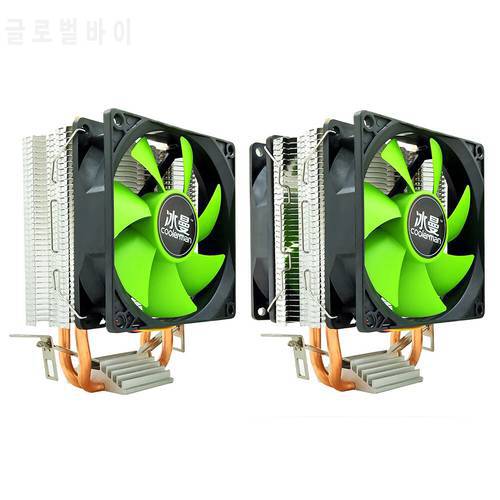 CPU Cooler 6 Heat Pipes 90mm 3-Pin PWM RGB for Intel LGA 1200 1150 1151 1155 2011 AMD AM4 AM3 CPU Cooling Fan PC Quiet
