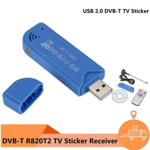 FC0012 Digital USB 2.0 TV Stick Mini Portable TV stick DVB-T + DAB +FM RTL2832U Support SDR Tuner Receiver TV accessories