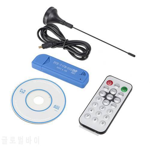 Digital USB 2.0 TV Stick Mini Portable TV stick DVB-T + DAB + FM RTL2832U FC0012 Support SDR Tuner Receiver TV accessories