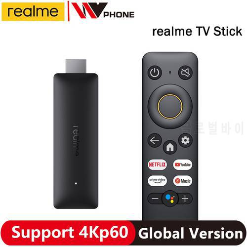 Global Version realme Smart Google TV Stick 1GB 2GB RAM 8GB ROM ARM Cortex A53 Bluetooth 5.0 Google Assistant media player