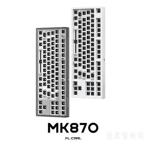 FLCMMK MK870 DIY 87 Keys Mechanical Keyboard Kit 80% Keyboard WK Layout RGB Single Mode Wired Keyboard