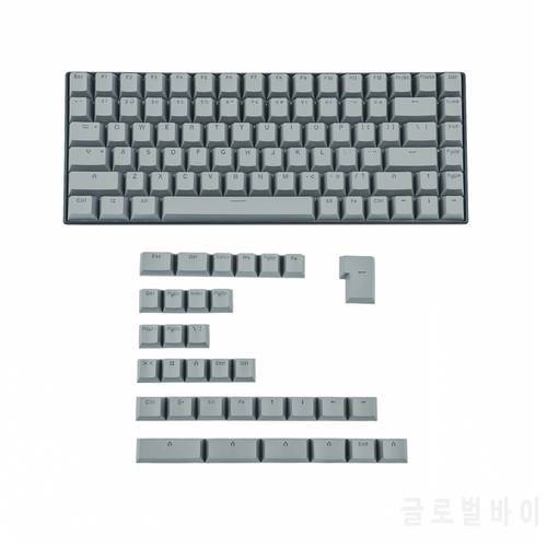 OEM 117 Key Shine Through ANSI ISO Double Shot PBT Keycaps For Mechanical Keyboard 61 64 68 84 GMMK Keychron K2 Keyset Laptop