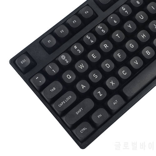 MA Black PBT Keycaps ANSI ISO CO2 Eteched For Mechanical Keyboard Filco 104 87 61 KBD75 YMD96 GK64 GK61 Keychron