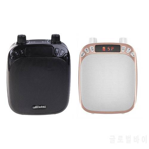 Professional Microphone Amplifier for Meeting Tour Guides Voice Amplifier with Band Straps Easy to Carry Small Kits