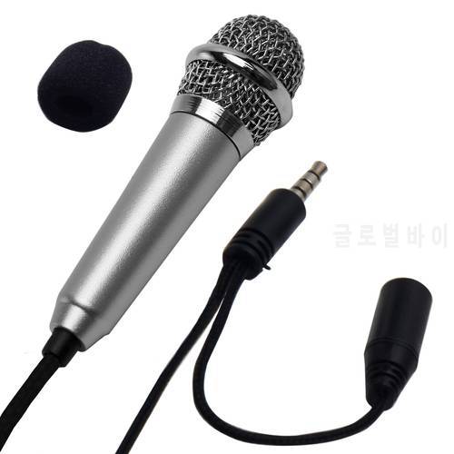 With Tieline Mobile Phone Plug And Play Computer Portable Aluminum Alloy Singing Recording Equipment Home Mini Microphone