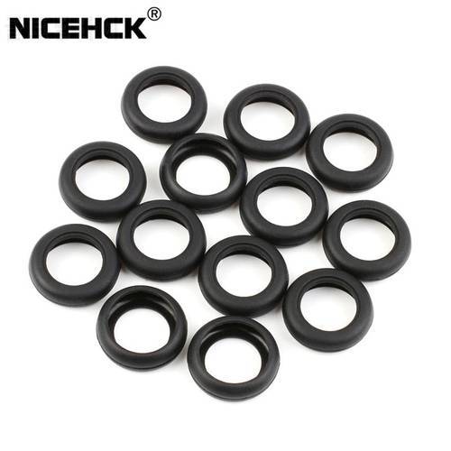 NiceHCK Black Comfortable Earbud Dedicated Silicone Rings Soft Earphone Tips Eartips Accessory for ST-10s RW-1000 RW-2000 EBX21