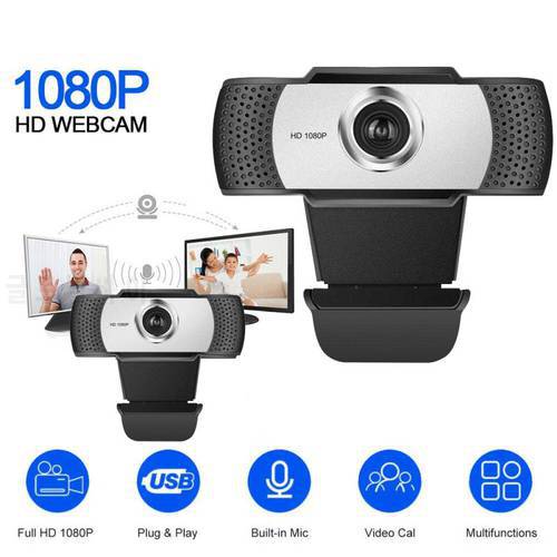 2020 480p/720p/1080p Desktop Computer Camera Built-In Microphone USB Live Conference Camera ABS Free Drive Manual Focus Webcams