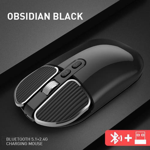 M203 Wireless Bluetooth-Compatible Mouse Mute Mouse Charging Dual-mode Mouse Suitable For Desktop Computer Notebook Office Home