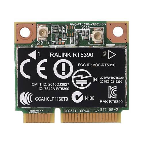 RT5390 Half Mini PCIe Wlan Wireless Card SPS 670691-001 for RaLink HP436 CQ45 G4 4340S 4445s SPS 691415-001
