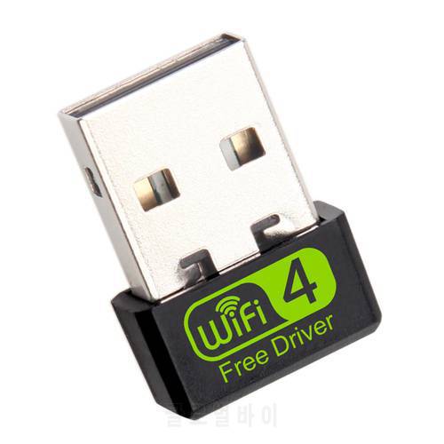 WD-1513B 2.4G Wireless Network Card USB WiFi Adapter 150Mbps 2dBi WiFi Dongle Receiver Supporting CD-free Installation Driver