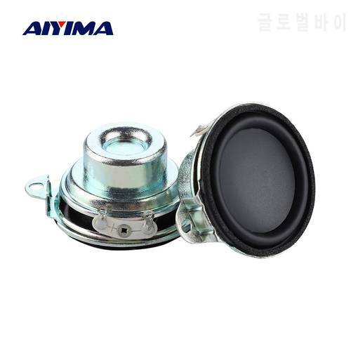 AIYIMA 2Pcs 1.5 Inch Portable Speakers 40MM Neodymium Bluetooth Speaker 4 Ohm 4W Full Range Loudspeaker For JBL Filp2
