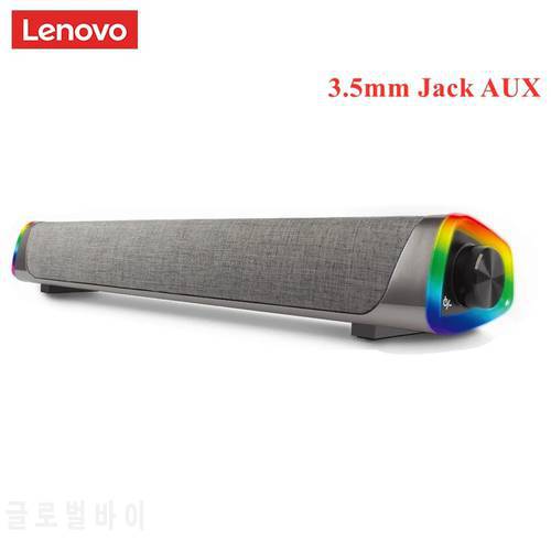 Lenovo Lecoo L101 Desktop Speaker Stereo Music Surround Subwoofer Speaker For Macbook Laptop Notebook PC Wired Loudspeaker