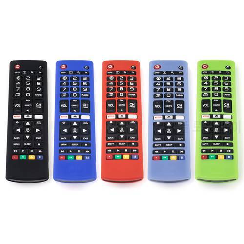 Silicone Remote Controller Case for LG TV AKB75095307 AKB74915305 AKB75375604 Soft Shockproof Protective Cover Shell Replacement
