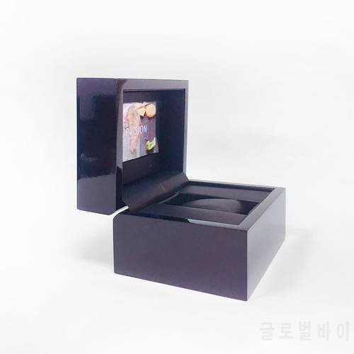 4.3 Inch LCD Screen Video Gift Box Homemade Wedding Business Invitation Promotion With 128MB Memory