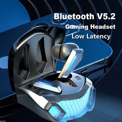 M5 TWS Gaming Earphone Bluetooth 5.2 Low Latency Professional Gamer Bluetooth Headphone With Mic 9D Stereo HiFi Headset