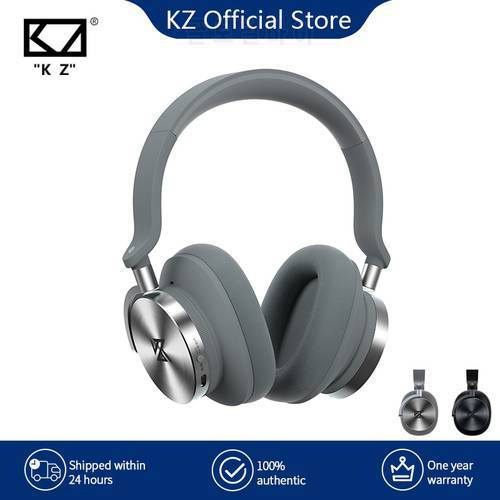 KZ T10S ANC Double-Fed Active Noise Cancellation Wireless Headphones Bluetooth-Compatible 5.0 Earphone With MIC Music Headset