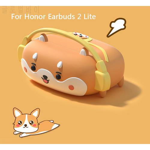 Soft Cartoon Cases Shell For Huawei Honor Earbuds 2 Lite Wireless Earphone Protective Cover Charging Case For Honor Earbuds 2 SE