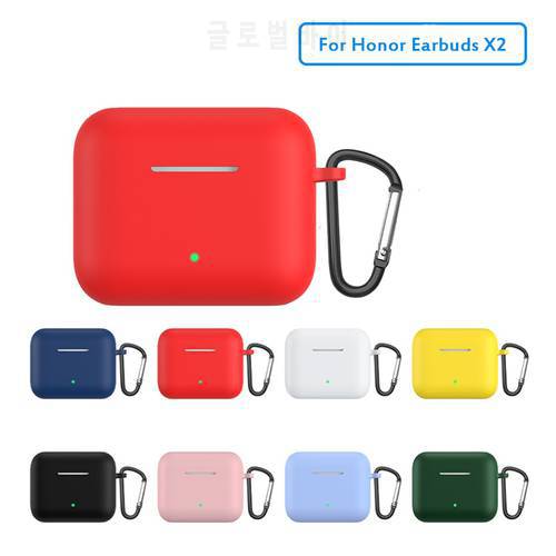 Soft Silicone Cases For Honor Earbuds X2 X3i X3 Lite Protective Wireless Earphone Cover For Honor Earbuds X Charging Box Bags