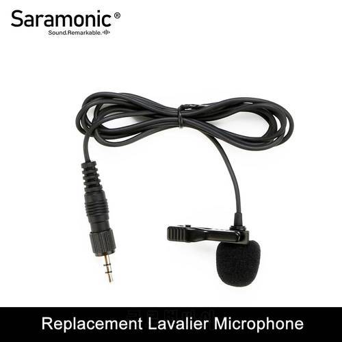 Saramonic Replacement omnidirectional Lavalier Microphone with locking 1/8″ (3.5mm) TRS Male for Saramonic wireless Mic systems