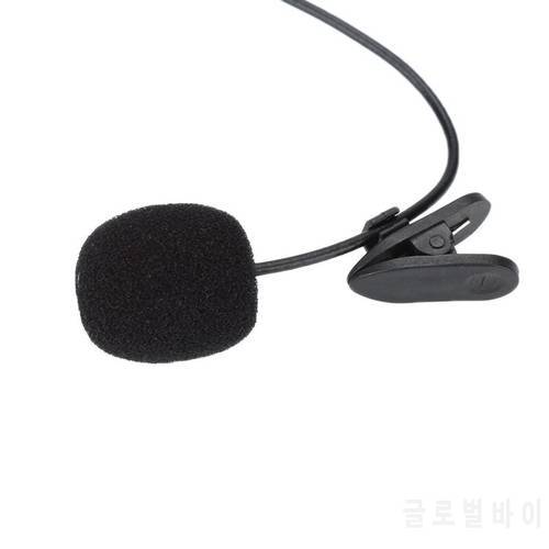 Microphone 3.5mm Mini Studio Speech Mic Microphone Clip-on Lapel Lavalier Microphone For IPhone SmartPhone Recording PC New