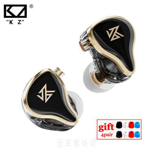 KZ ZAS 7BA 1DD 16 Unit Hybrid In-ear Earphones Noise Cancelling Earbuds Metal HIFI Headset Music Sport KZ ZSX ZAX ZSN PRO AST