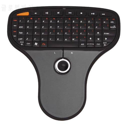 N5901 Mini Wireless Remote Keyboard Air Mouse with Trackball keyboard Ultra-light Multimedia Control Function for Android TV Box