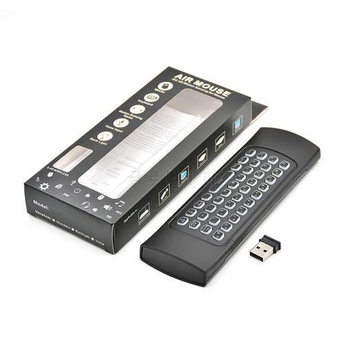 MX3 MX3-L Backlit Air Mouse T3 Smart Voice Remote Control 2.4G RF Wireless Keyboard For X96 Mini KM9 A95X H96 MAX Android TV Box