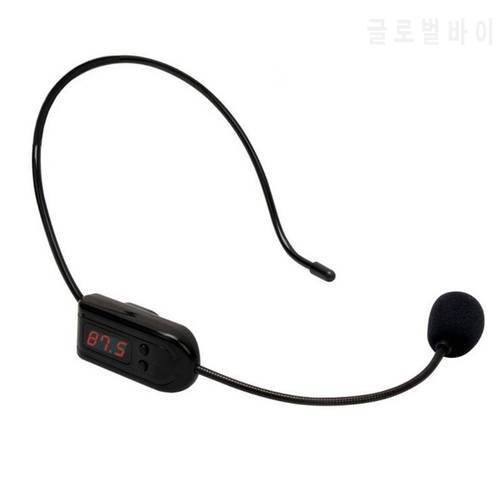 FM Wireless Microphone Headset Megaphone Radio Mic for Loudspeaker FM Wireless Microphone Headset микрофон