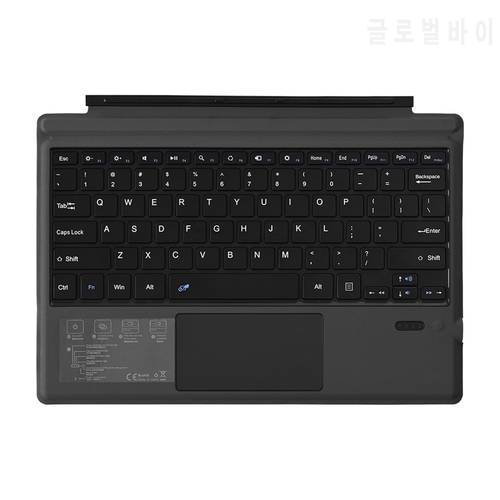Wireless Bluetooth Keyboard for Tablet Keypad for Microsoft Surface Pro 3/4/5/6/7 Keyboard w/ Touchpad Tablet Keyboard with Case