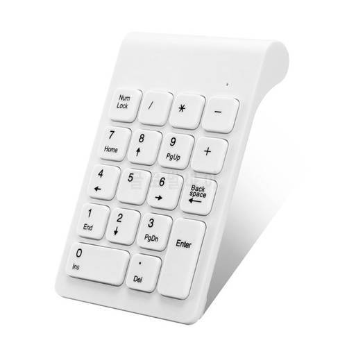 2.4GHz Wireless Numeric Keypad 18 Keys Digital Keyboard for Accounting Teller Laptop Notebook Tablets G88D